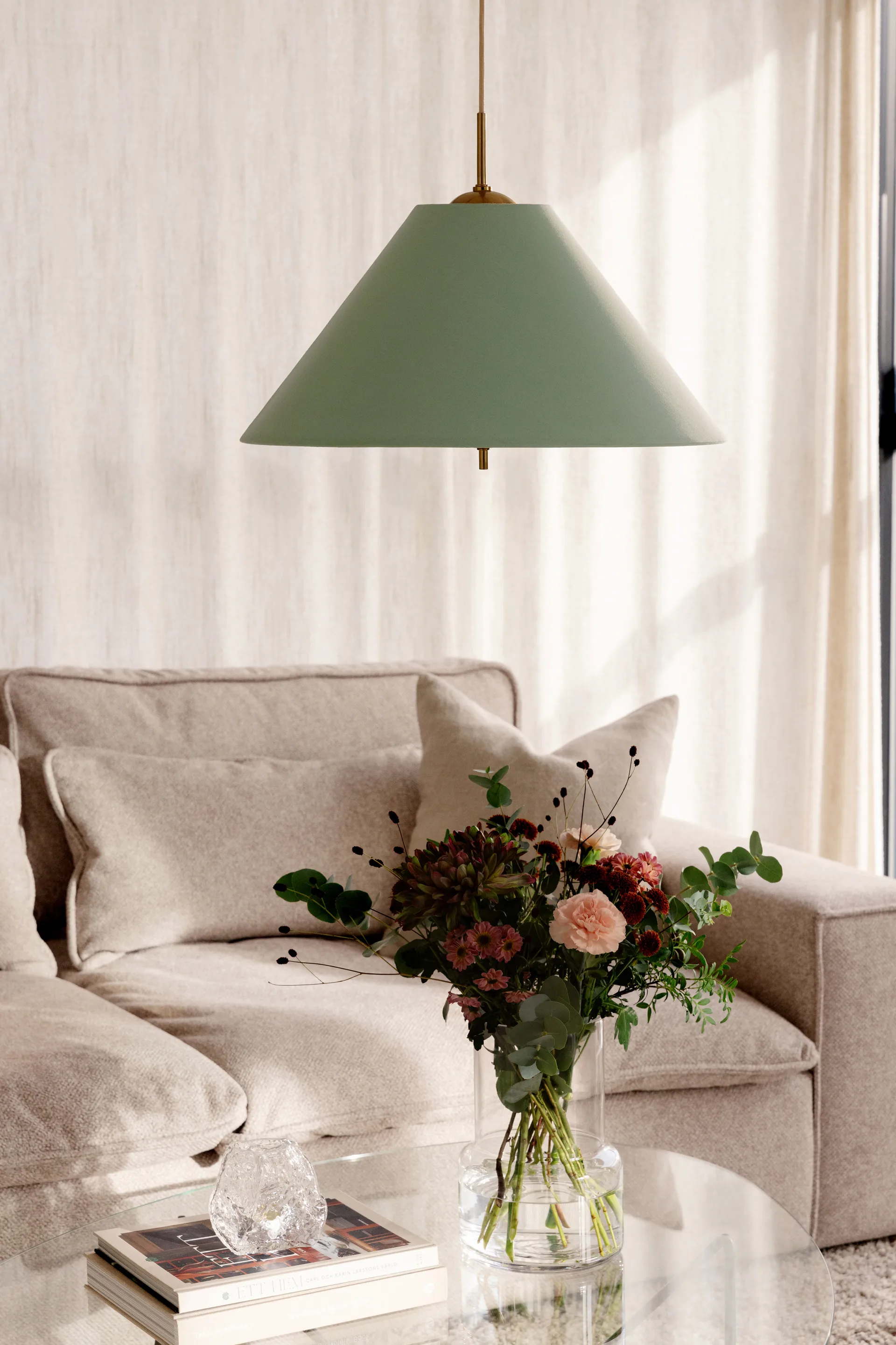 Iris-riippuvalaisin 50, Vihreä Globen Lighting