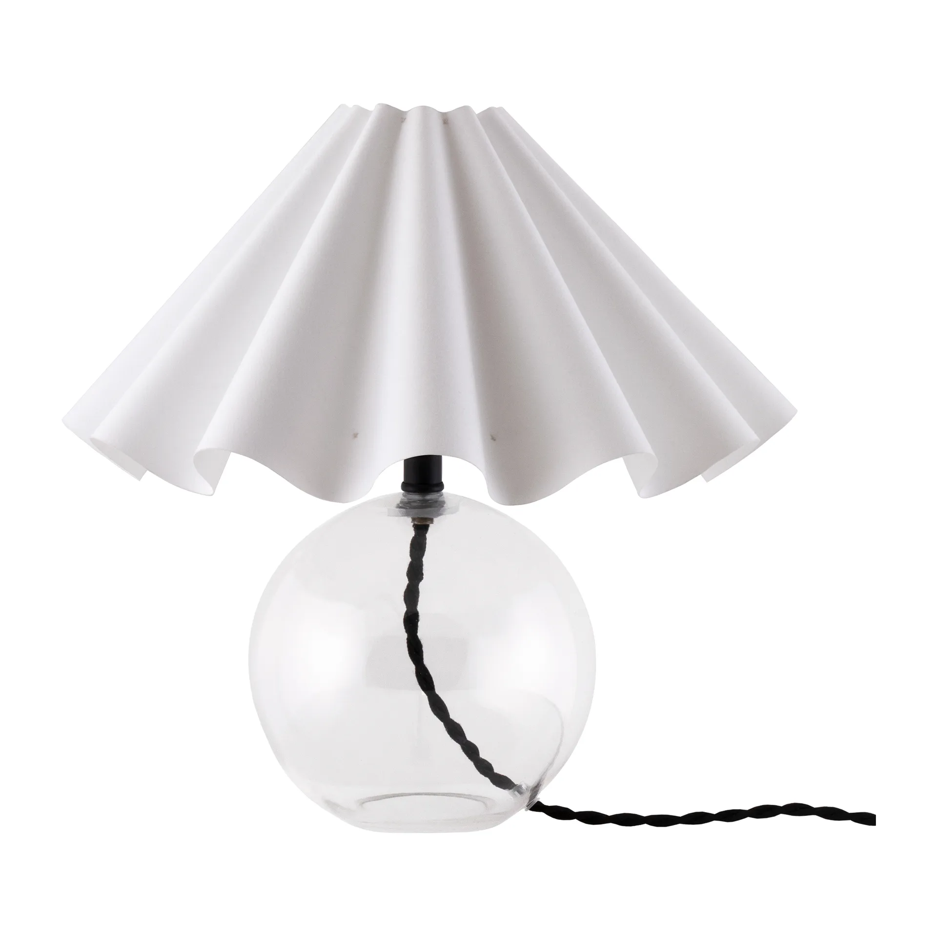 Judith pöytävalaisin Ø 30 cm, Kirkas-valkoinen Globen Lighting