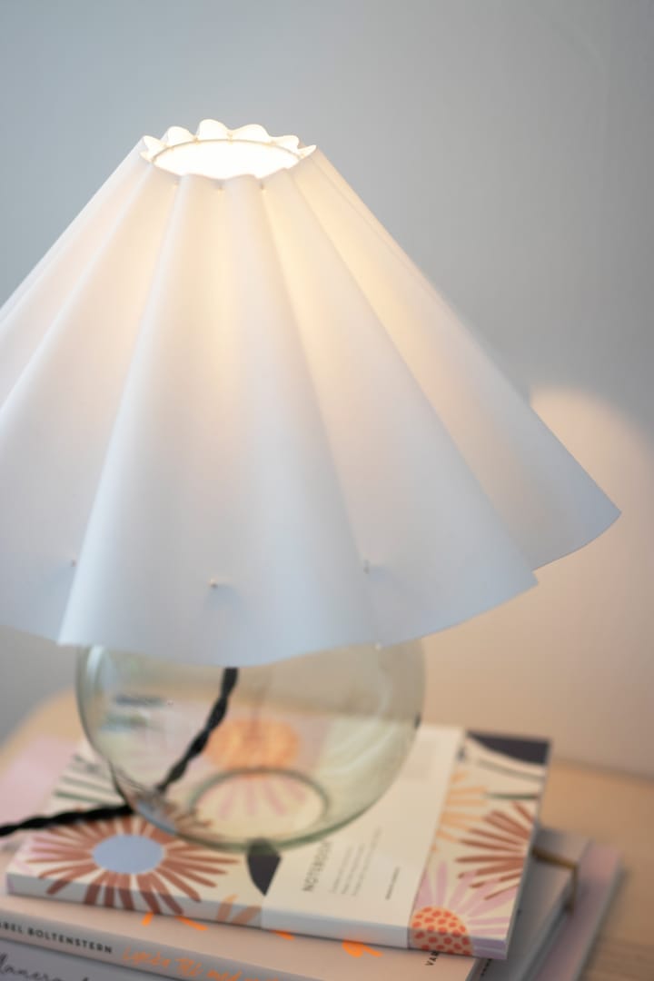 Judith pöytävalaisin Ø 30 cm, Vihreä-valkoinen Globen Lighting