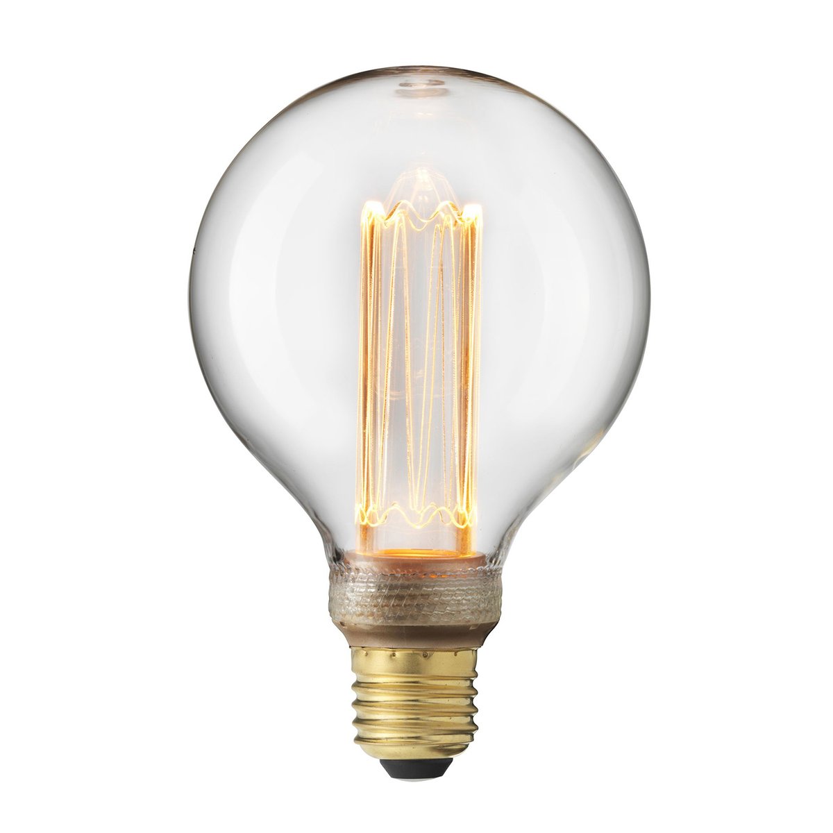 Globen Lighting Laser filament LED E27 9,5 cm, E27 | Skandinaavinen Sisustus | Valonlähteet | Läpinäkyvä