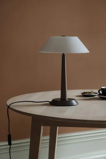 Ligna pöytälamppu - Ruskeaksi petsattu, Ø29x39,2 cm - Globen Lighting