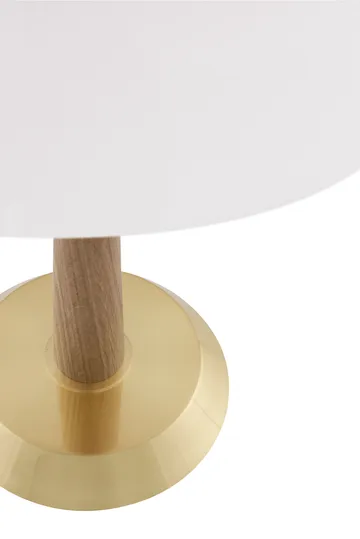 Ligna pöytälamppu - Tammi–raakamessinki, Ø29x39,2 cm - Globen Lighting