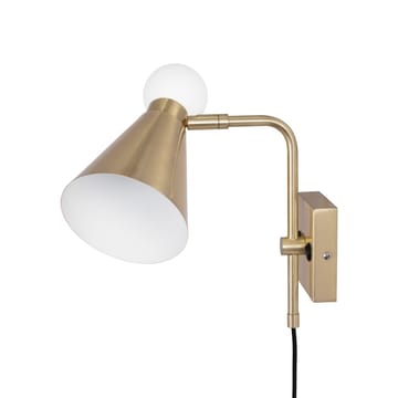 Ludo seinävalaisin - Harjattu messinki - Globen Lighting