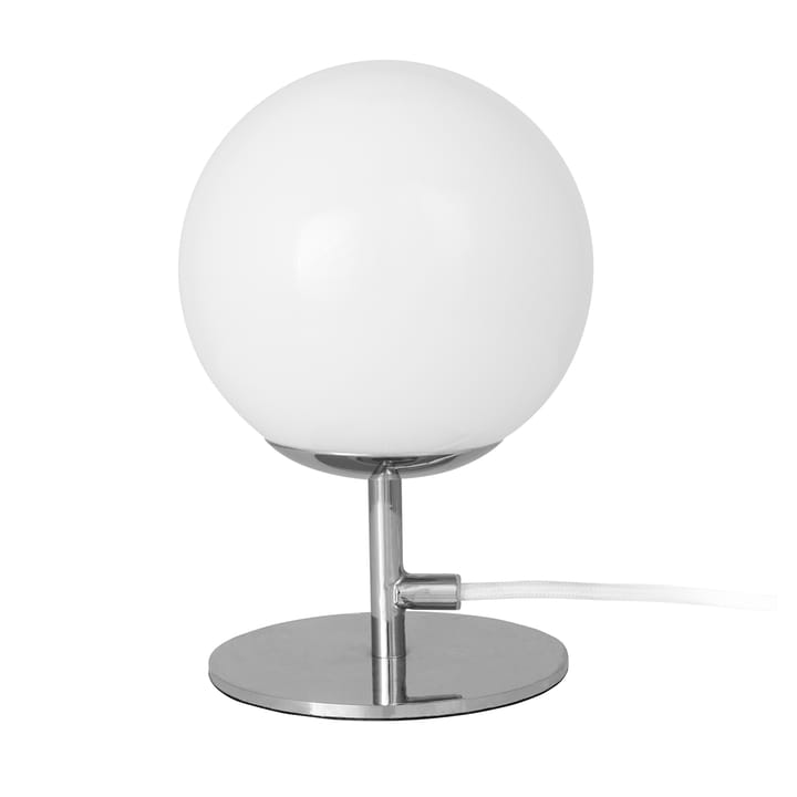 Luna pöytävalaisin, valkoinen johto - Kromi-valkoinen - Globen Lighting