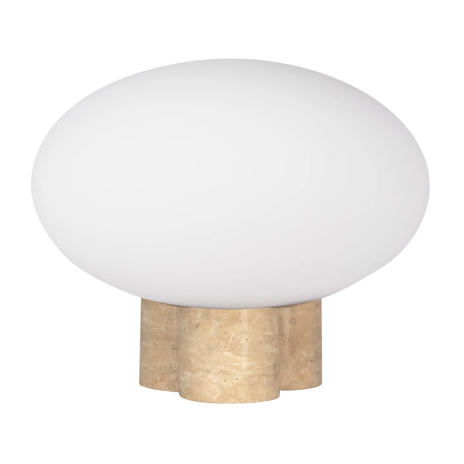 Mammut pöytävalaisin Ø 28 cm, Travertin Globen Lighting