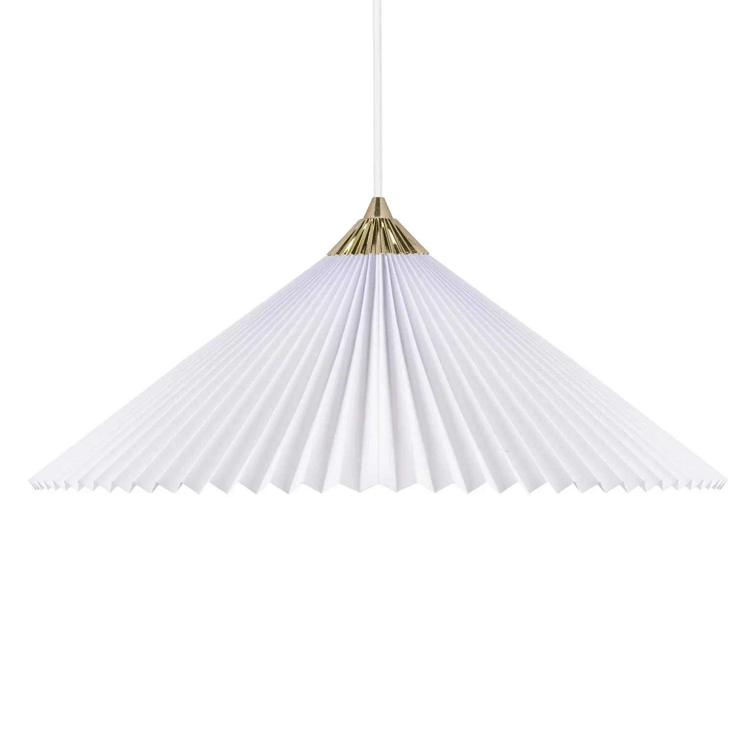 Matisse riippuvalaisin Ø 60 cm, Messinki-valkoinen Globen Lighting