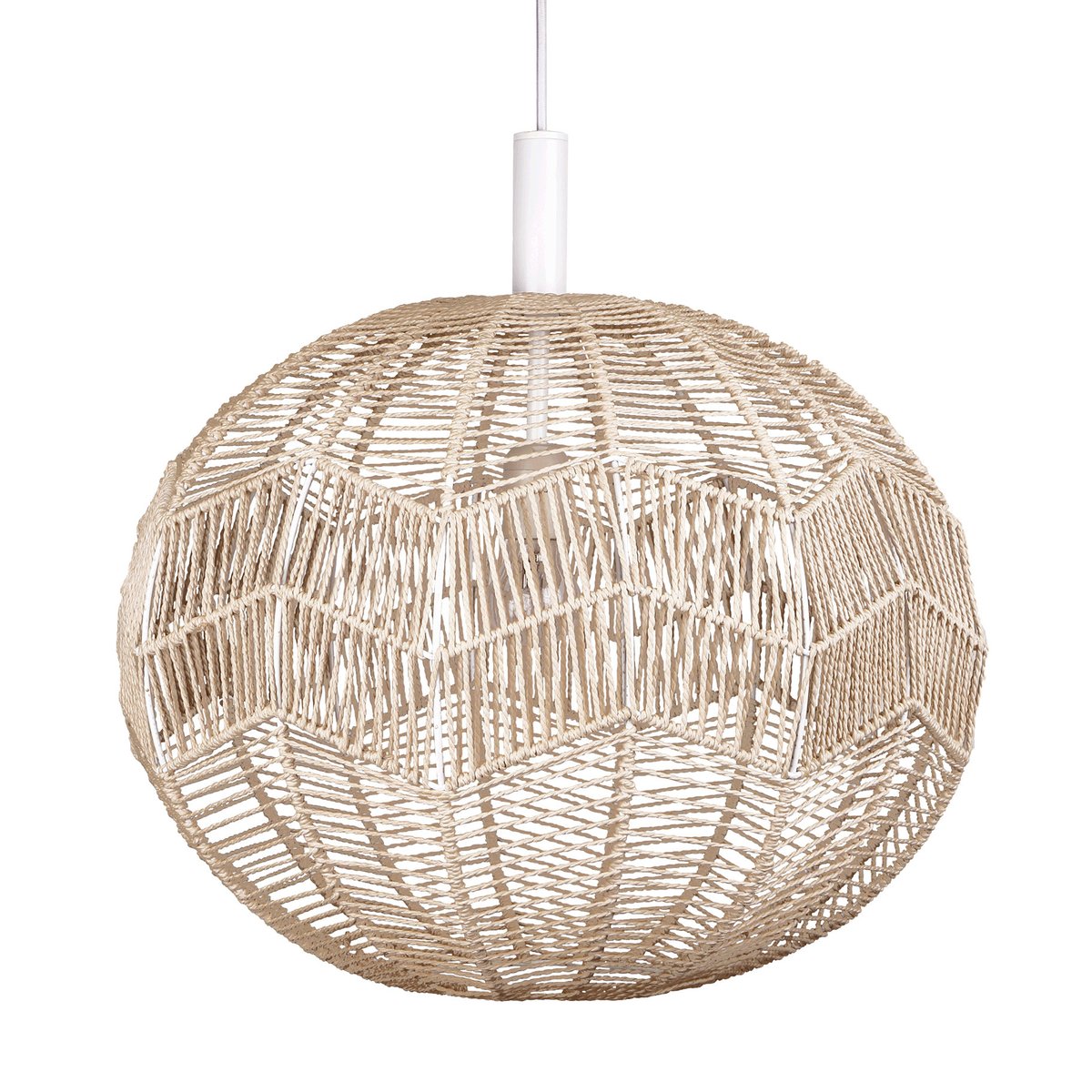 Globen Lighting Missy riippuvalaisin 45 cm Luonnonvärinen-valkoinen