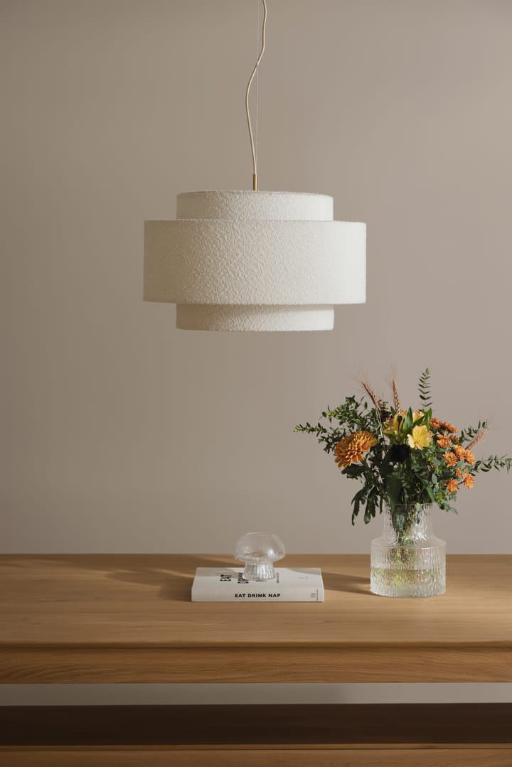Noah riippuvalaisin Ø50 cm, Bouclé valkoinen Globen Lighting