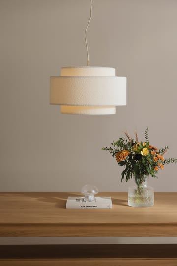 Noah riippuvalaisin Ø50 cm - Bouclé valkoinen - Globen Lighting