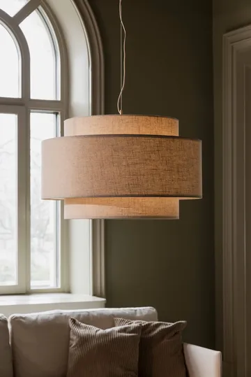 Noah riippuvalaisin Ø70 cm - Beige - Globen Lighting