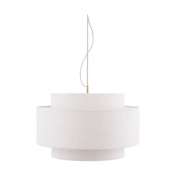 Noah riippuvalaisin Ø70 cm - Bouclé valkoinen - Globen Lighting