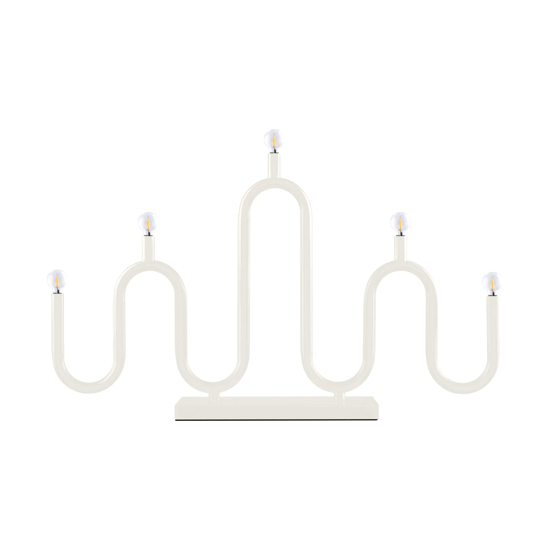 Noel 5 adventtikynttelikkö, Elefantinluunvalkoinen Globen Lighting