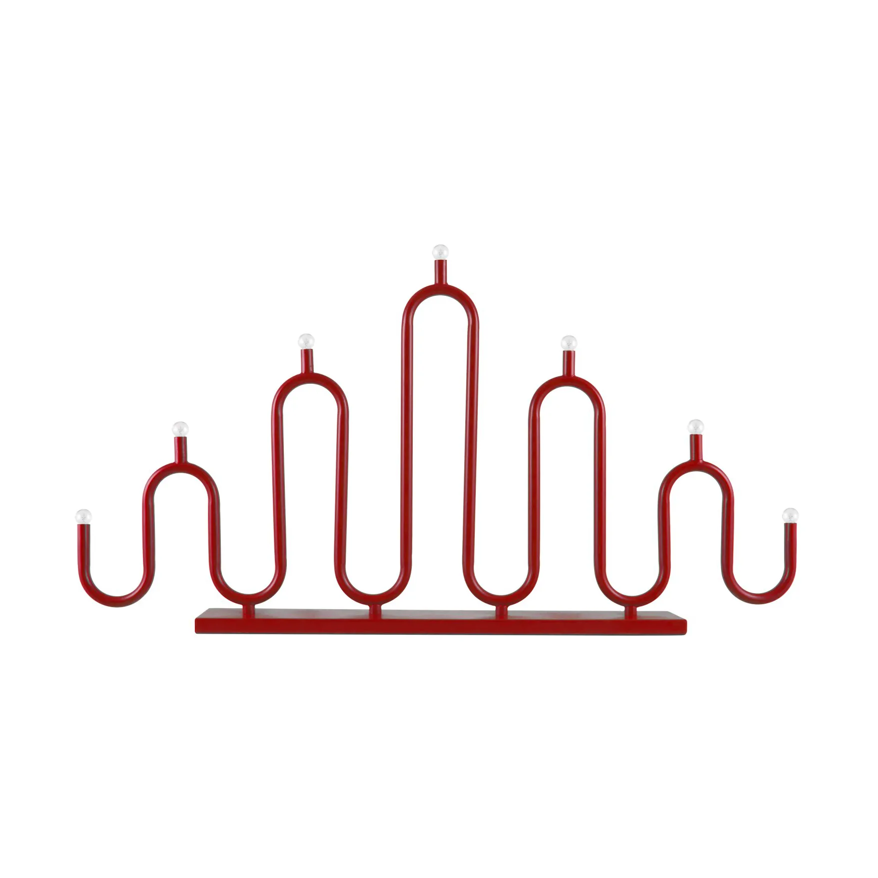 Noel 7 -adventtikynttelikkö, Punainen Globen Lighting