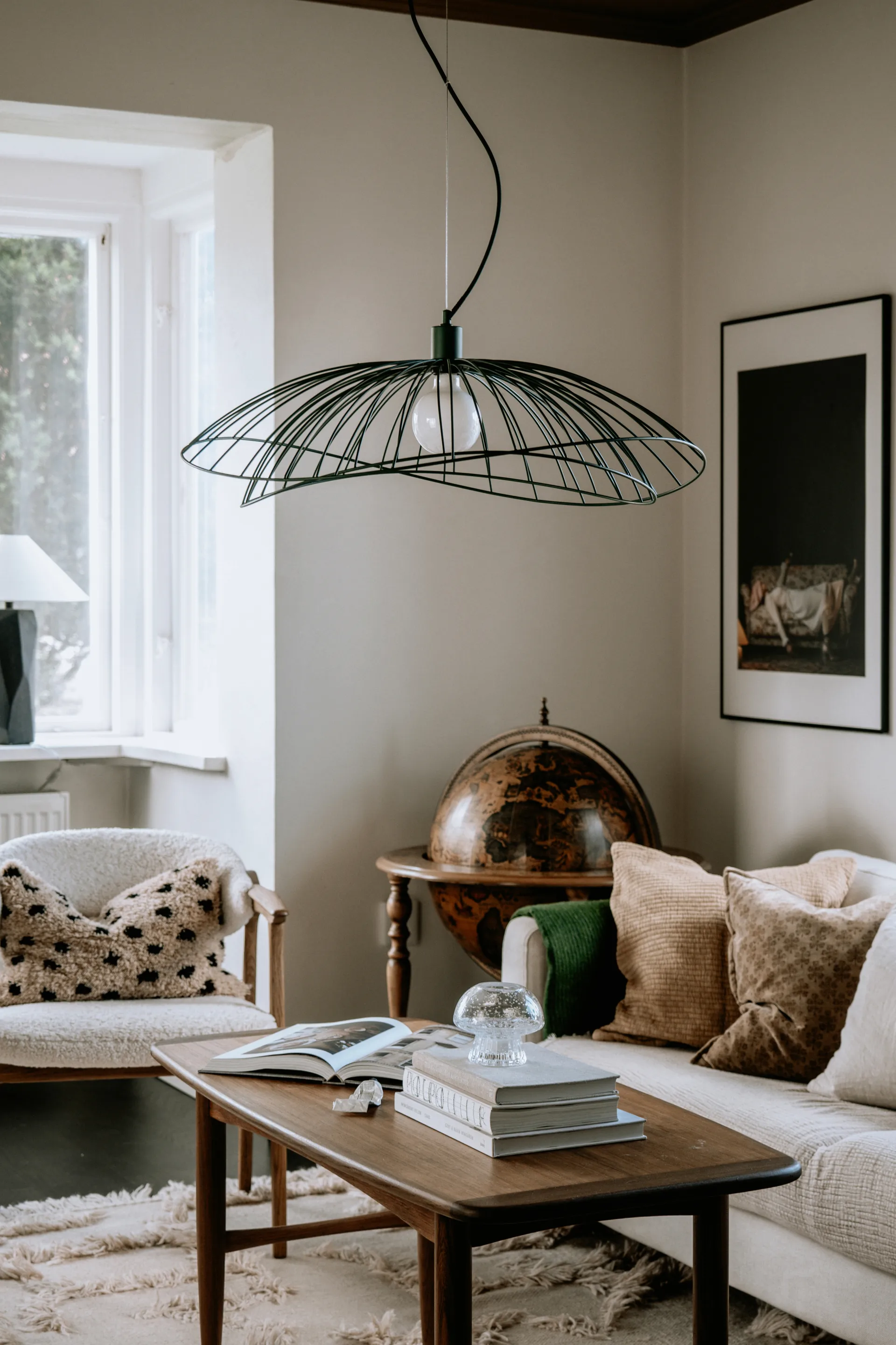 Ray kattovalaisin Ø70 cm, Vihreä Globen Lighting