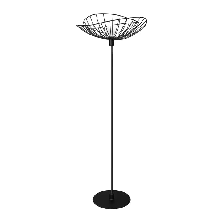 Ray lattiavalaisin, mattamusta Globen Lighting