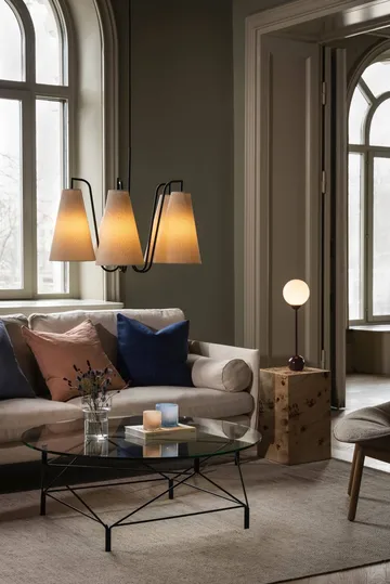 Ripley pöytälamppu - Burgundy (punainen), 52 cm - Globen Lighting