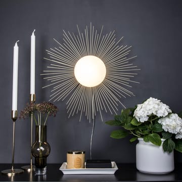 Soleil plafondi/seinävalaisin Ø 56 cm - Harjattu messinki - Globen Lighting