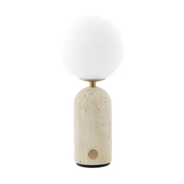 Torrano kannettava pöytälamppu - Beige travertine, 27,5 cm - Globen Lighting