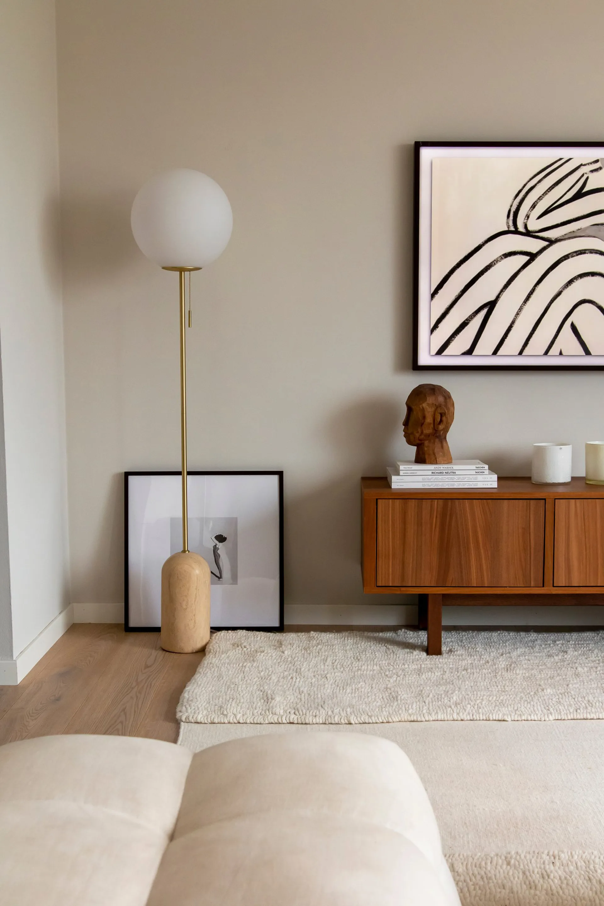 Torrano lattiavalaisin, Travertiini Globen Lighting