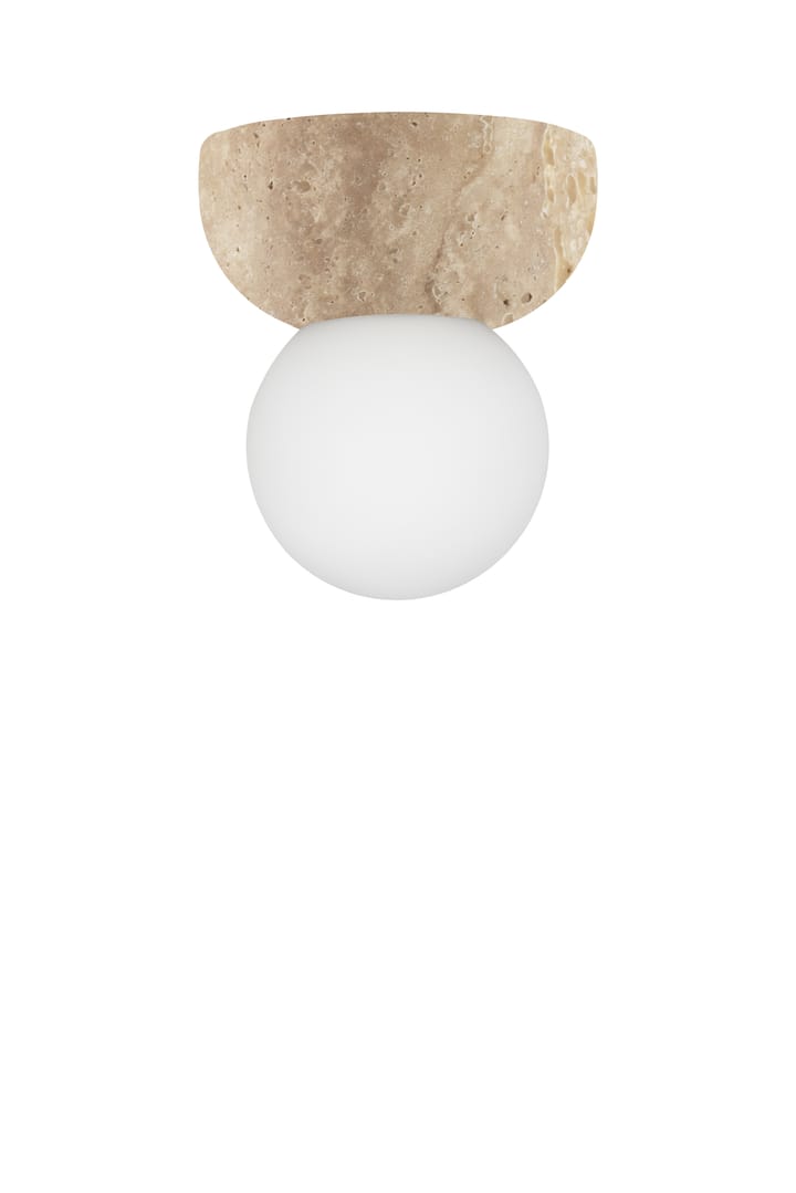 Torrano seinävalaisin/kattolamppu 13 cm - Travertiini - Globen Lighting
