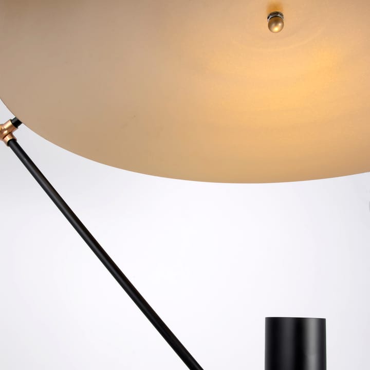 Undercover riippuvalaisin 50 cm - Musta-harjattu messinki - Globen Lighting