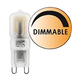 Valonlähde LED G9, Kirkas Globen Lighting