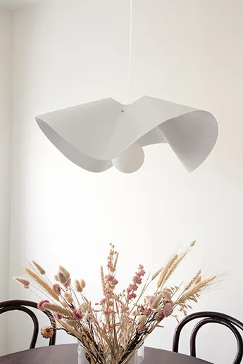 Volang riippuvalaisin Ø50 cm - Valkoinen - Globen Lighting