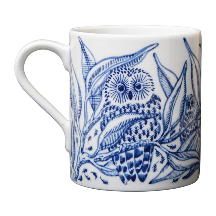 Owls at night -muki 35 cl, Sininen Götefors Porslin