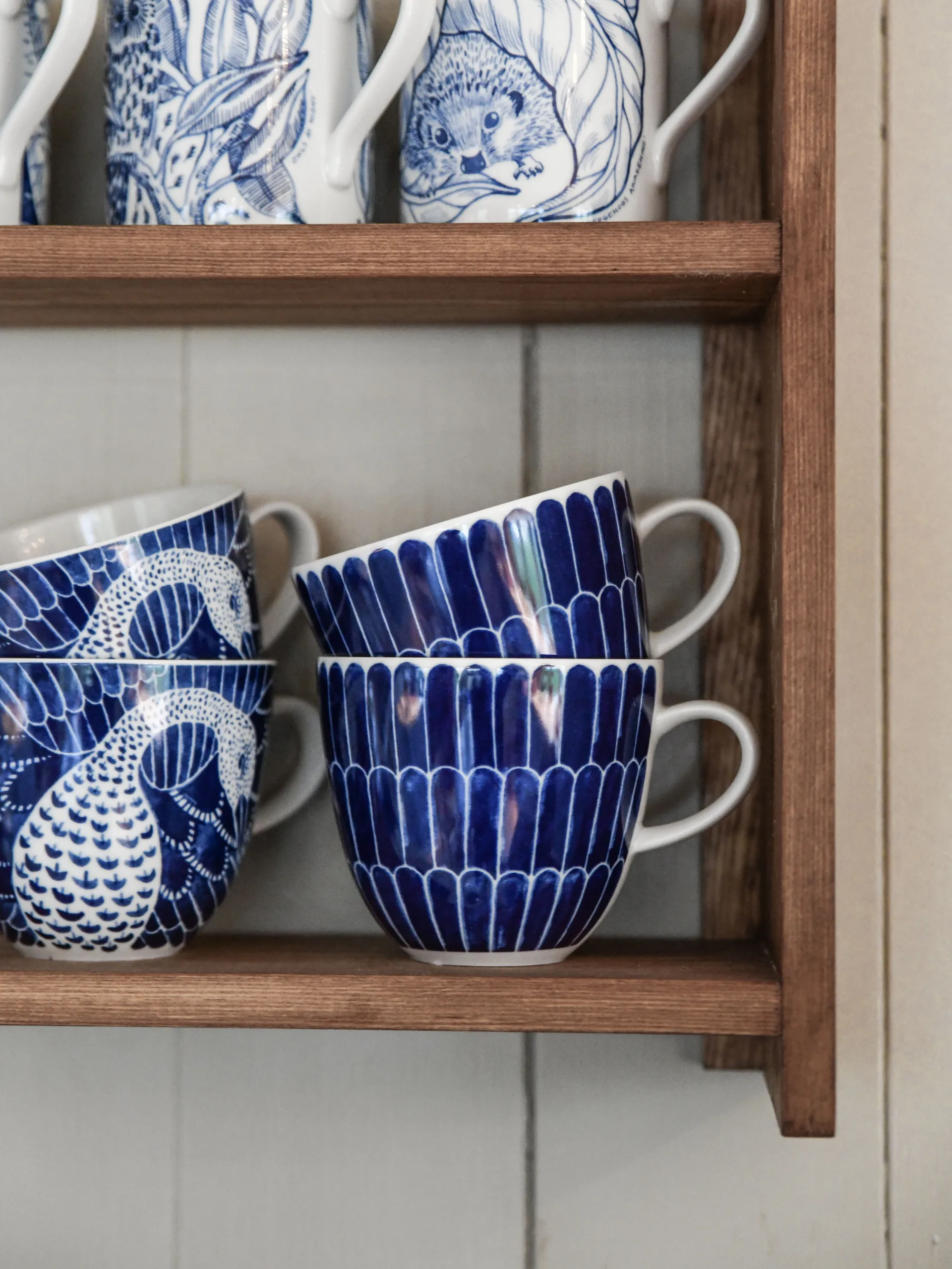 Selma muki höyhen sininen, 41 cl Götefors Porslin