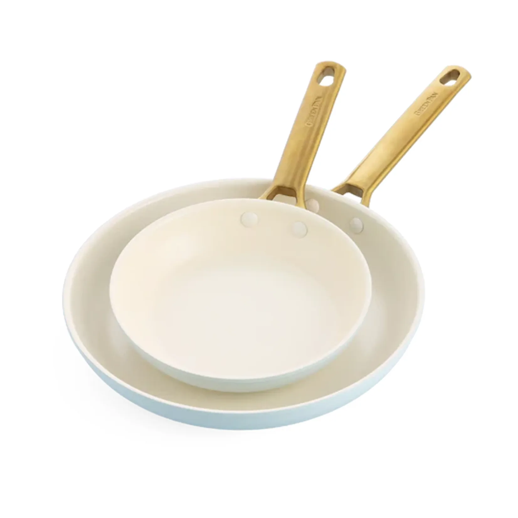 Padova paistinpannusetti 20 + 26 cm, Light blue GreenPan