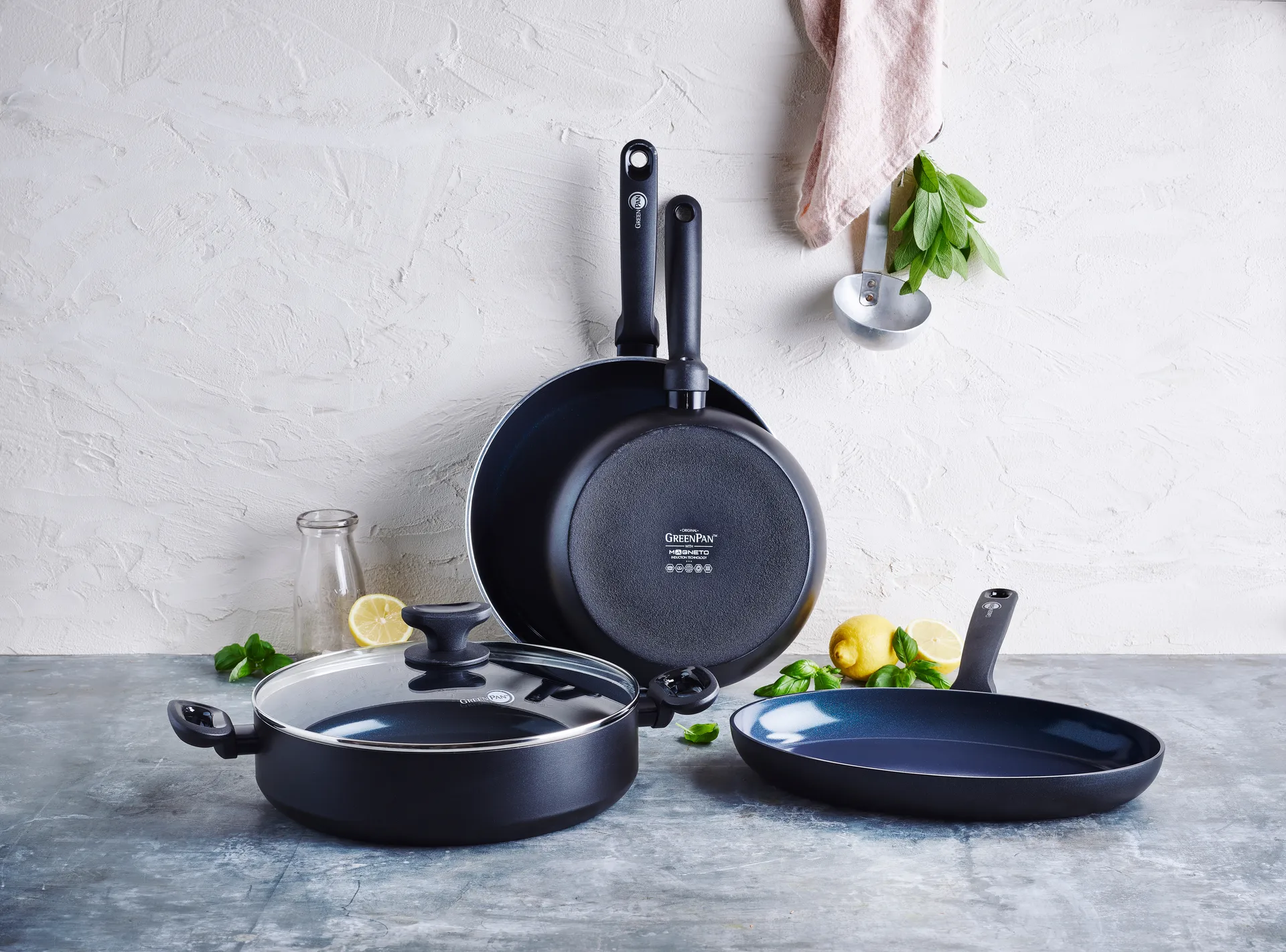 Torino paistinpannusetti, 24 + 28 cm GreenPan