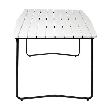 B31 ruokapöytä - Valkolakattu tammi-musta - Grythyttan Stålmöbler