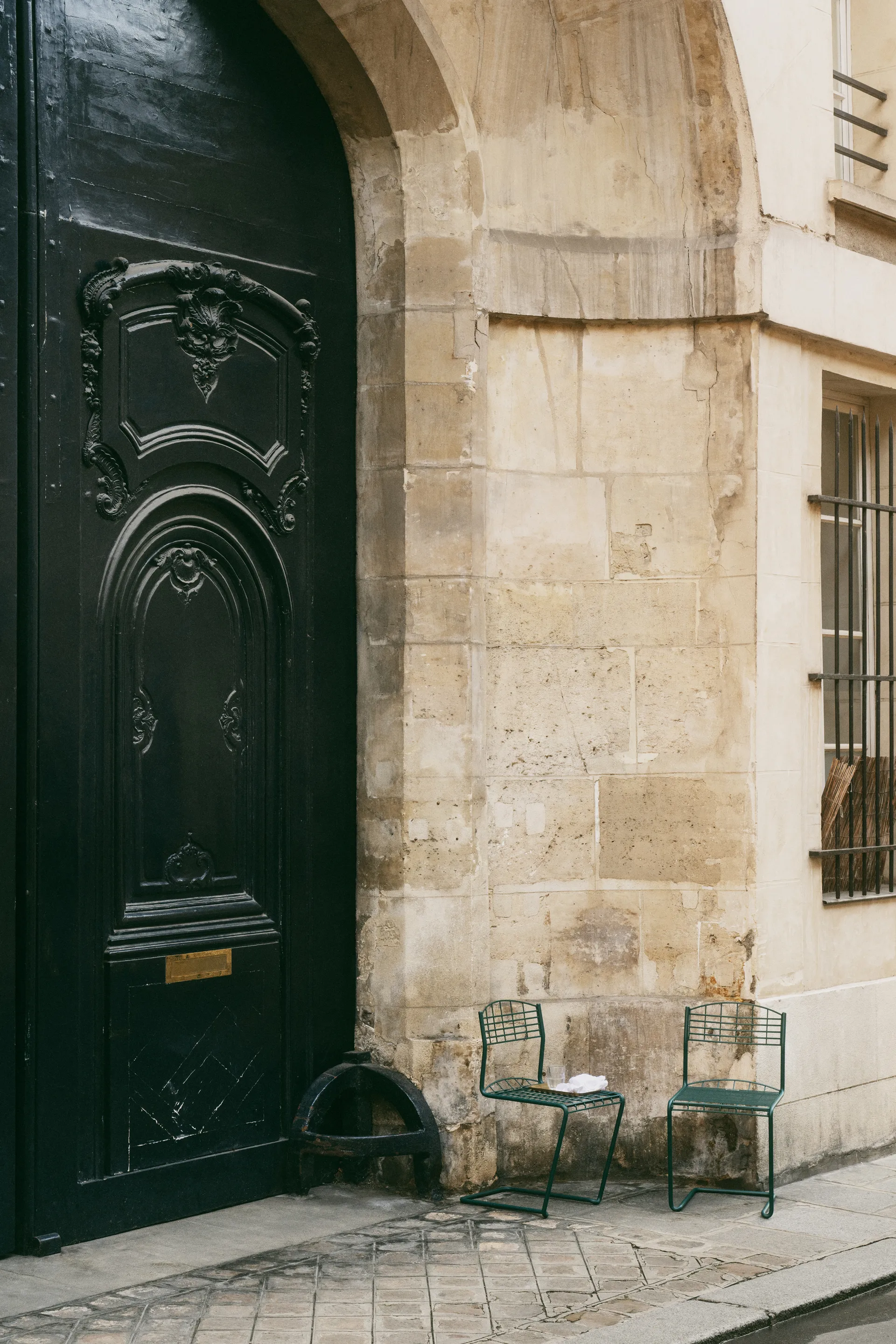 High Tech tuoli, Blue green Grythyttan Stålmöbler