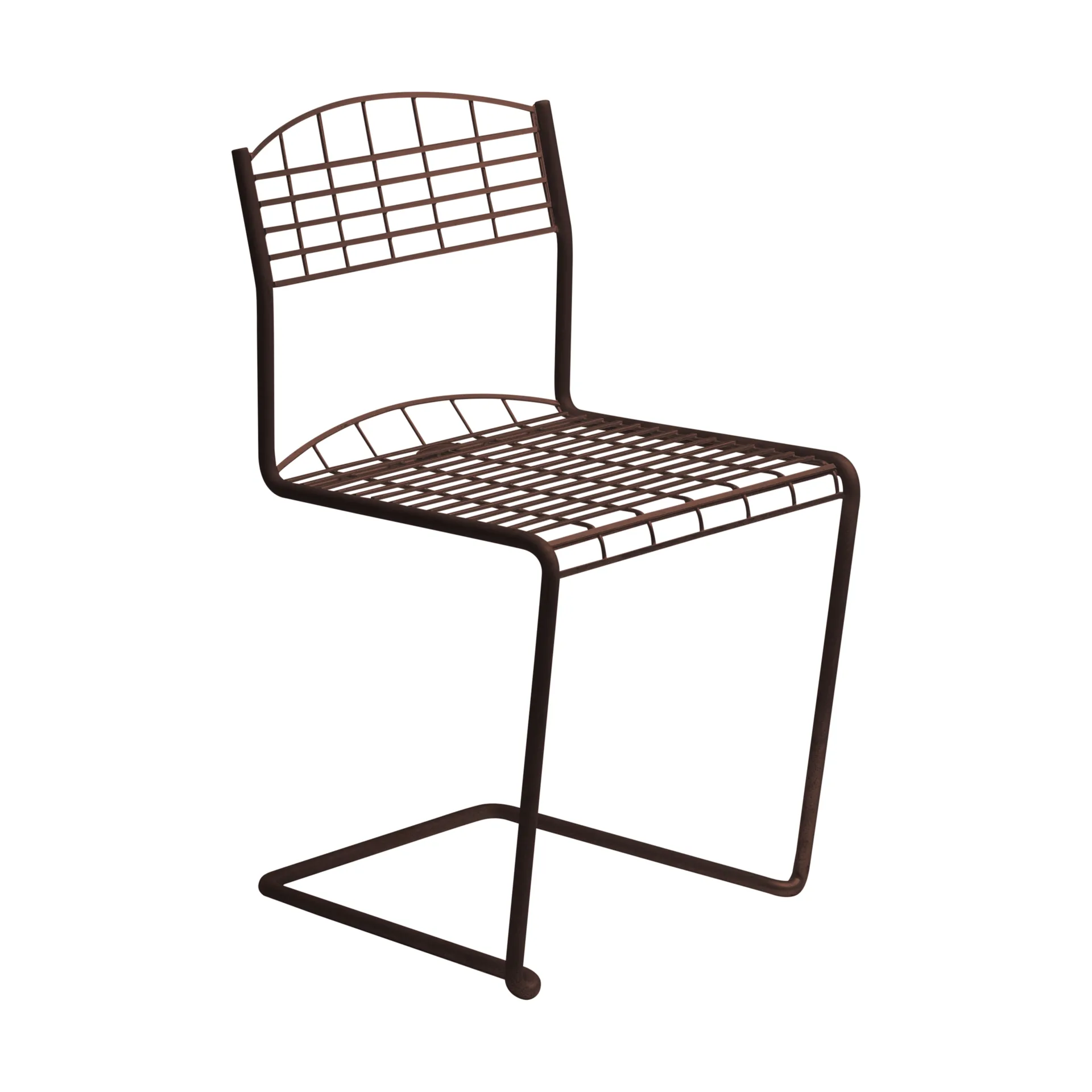 High Tech tuoli, Chestnut Grythyttan Stålmöbler