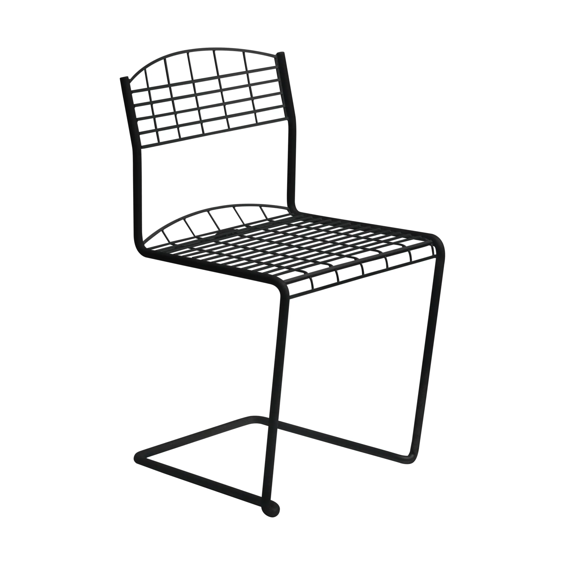 High Tech tuoli, Musta Grythyttan Stålmöbler