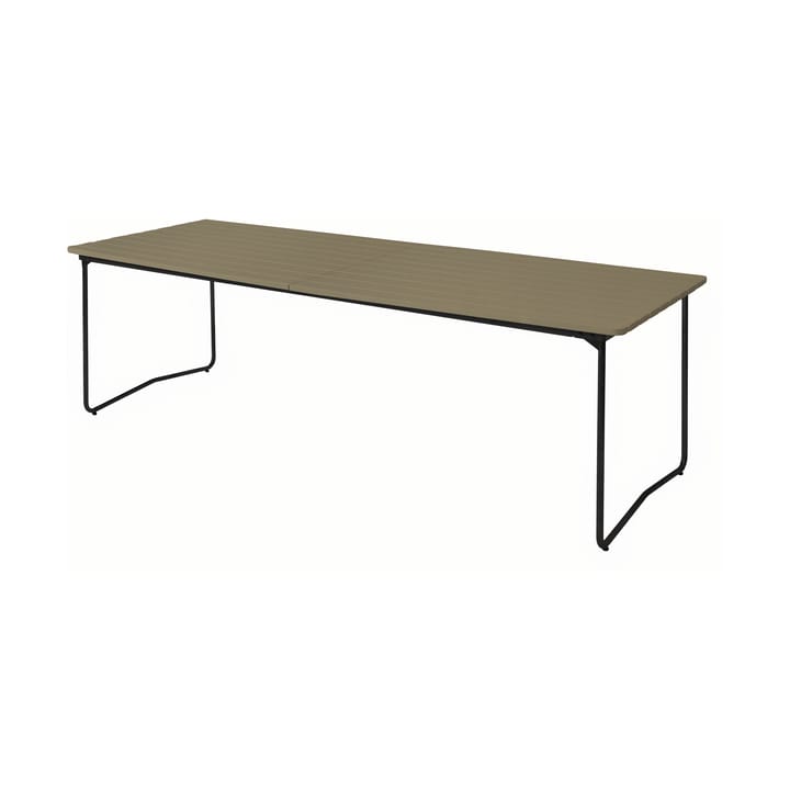 Table B31 ruokapöytä 230 cm, Vaaleanvihreä tammi-musta Grythyttan Stålmöbler