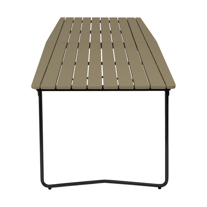 Table B31 ruokapöytä 230 cm, Vaaleanvihreä tammi-musta Grythyttan Stålmöbler