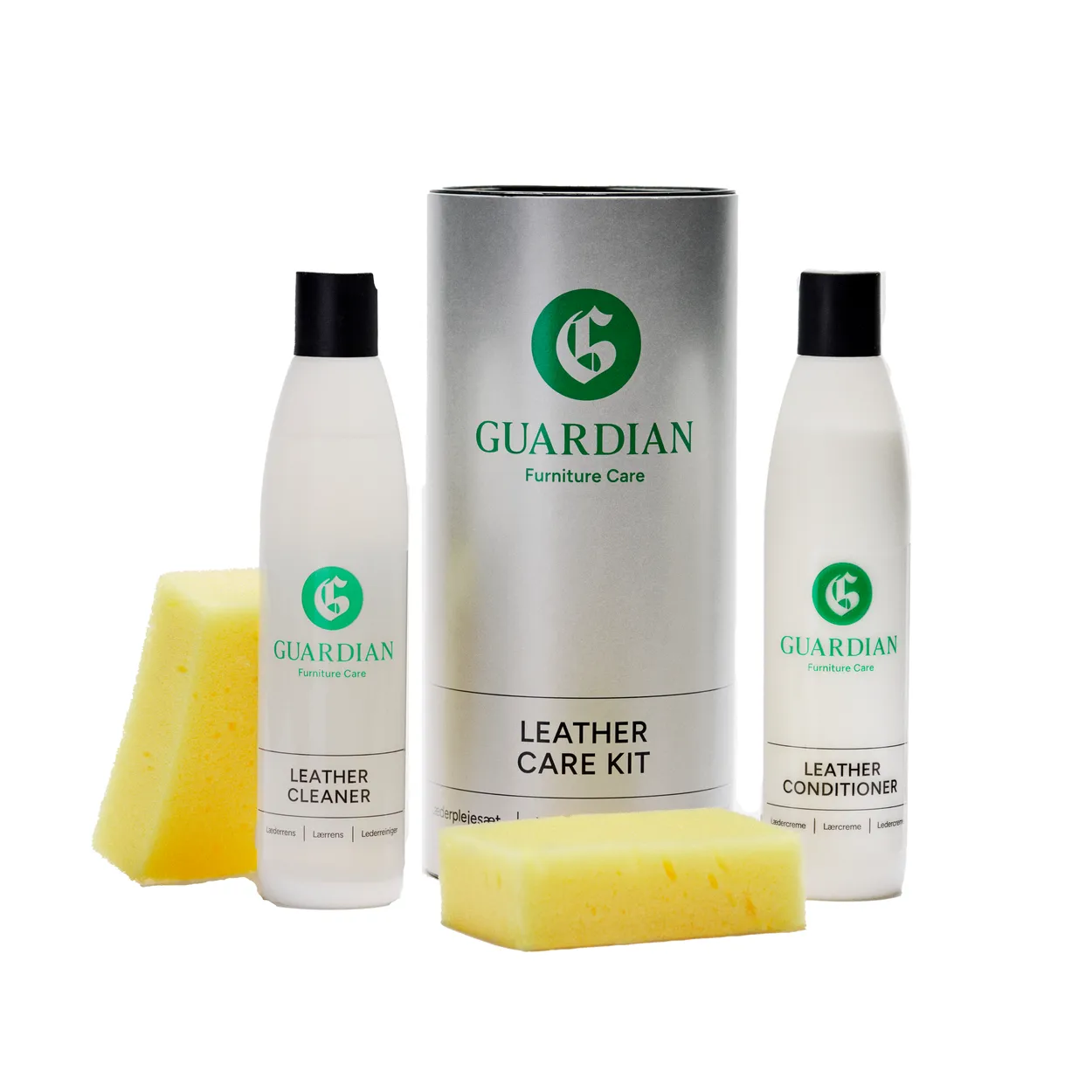 Guardian Guardian Nro 4 nahka käsittelysetti Läpikuultava