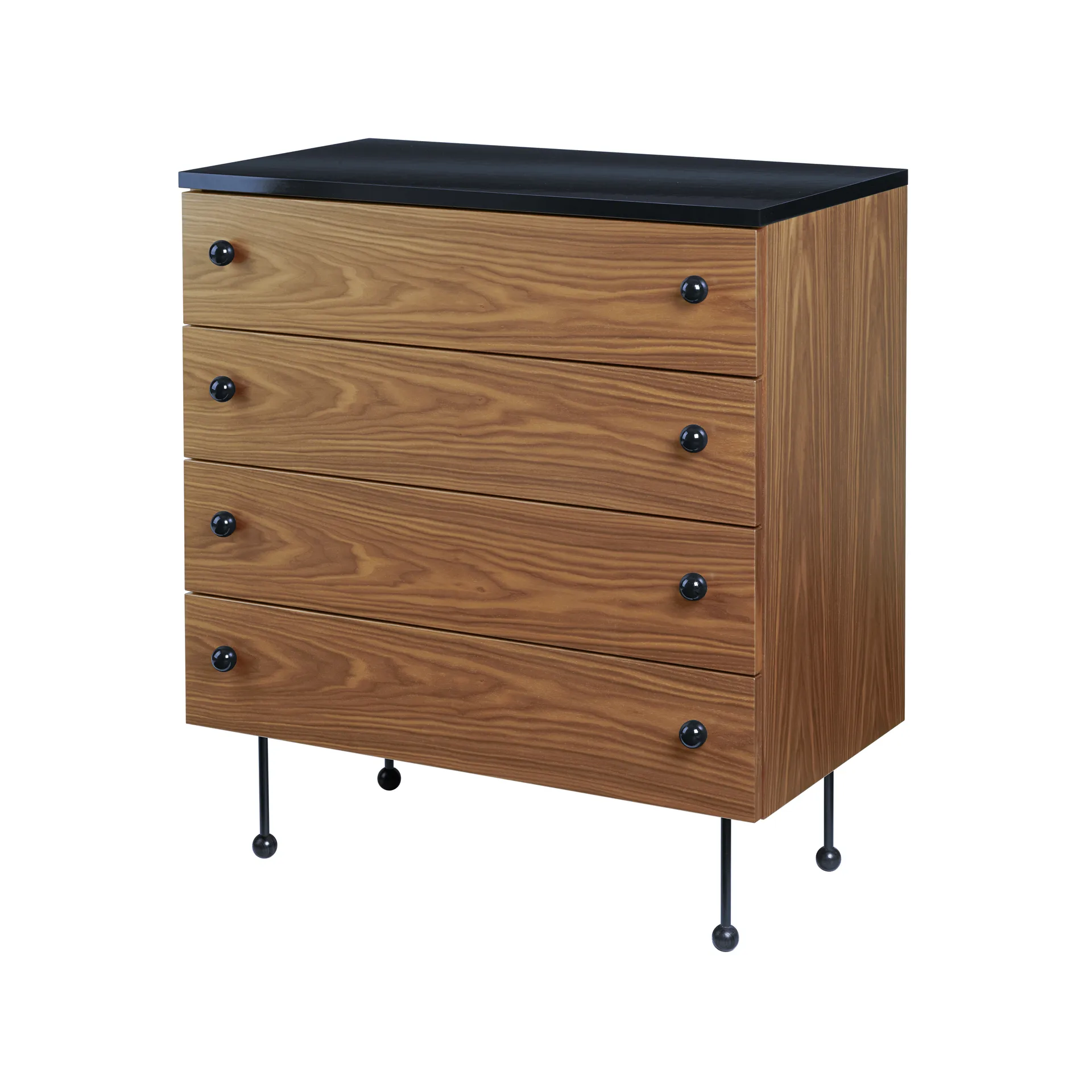 62 Dresser -lipasto, American walnut, 4 laatikkoa GUBI