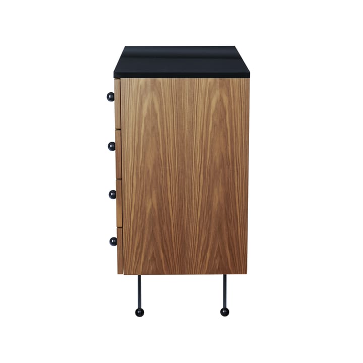 62 Dresser -lipasto, American walnut, 4 laatikkoa GUBI