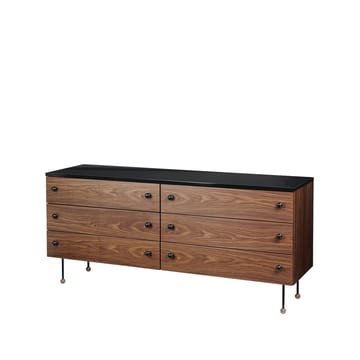 62 Dresser -lipasto - American walnut, 6 laatikkoa - GUBI