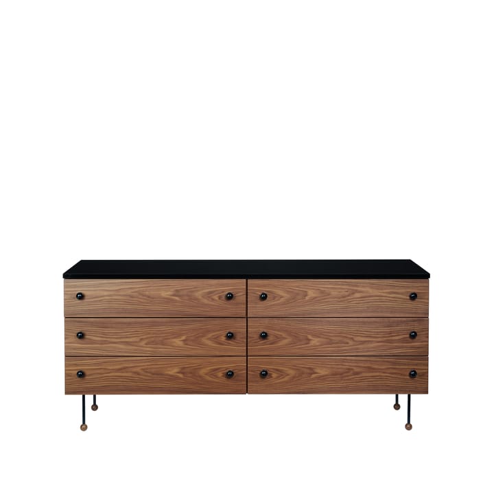 62 Dresser -lipasto - American walnut, 6 laatikkoa - GUBI