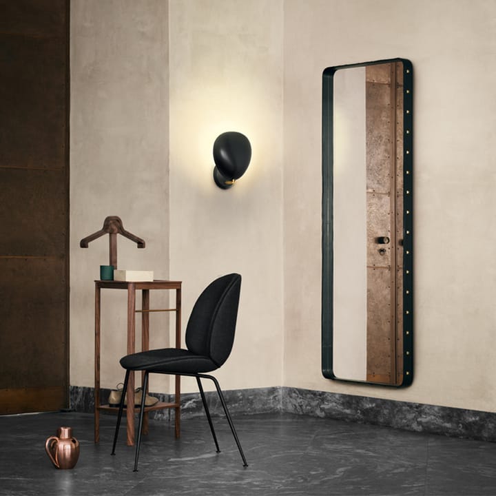 Adnet suorakulmainen peili, Brown, large GUBI