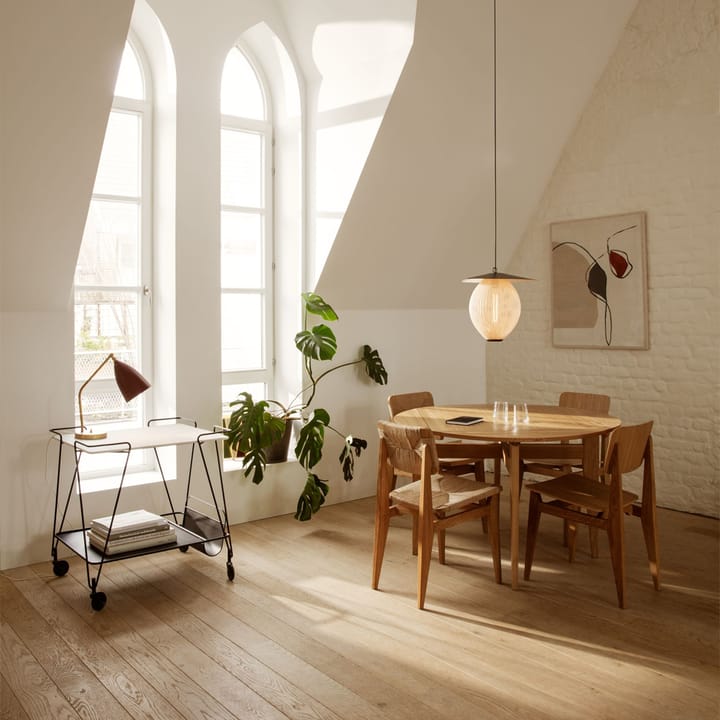B-Table ruokapöytä, Oak matt lacqured GUBI