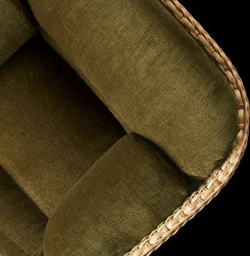 Basket nojatuoli kokonaan verhoiltu - Mumble Glamour Group 40-rotting - GUBI