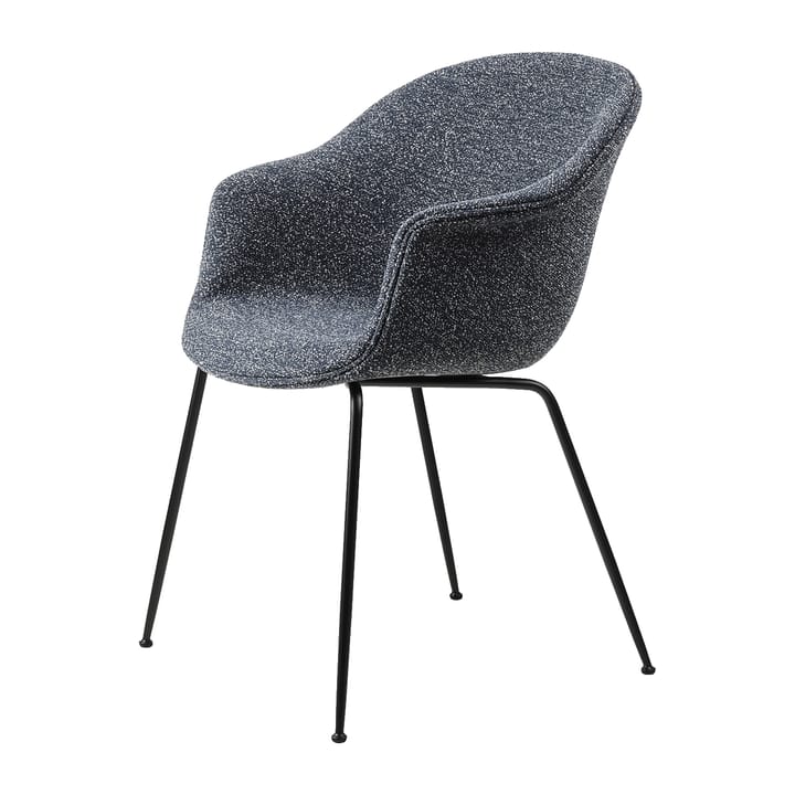 Bat Dining Chair Fully Upholstered -tuoli - Around bouclé 023-black - GUBI