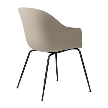 Bat tuoli muovia mustat jalat - New Beige - GUBI