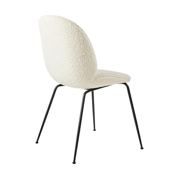 Beetle dining chair fully upholstered conic base - Karakorum 001-musta runko - GUBI