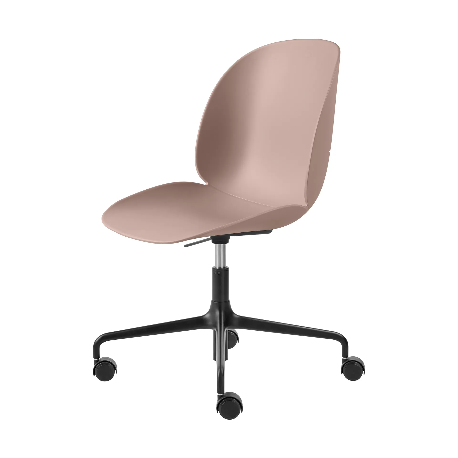 Beetle Meeting Chair toimistotuoli, Sweet pink-black GUBI