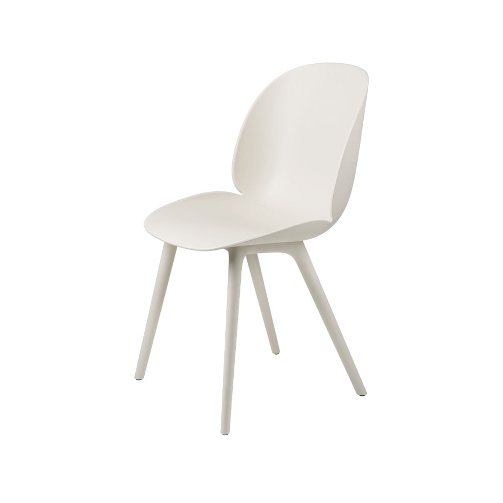 Gubi Beetle Plastic -tuoli Alabaster white
